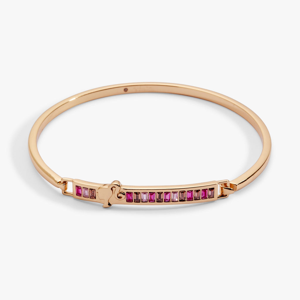 Barbie You Can Be Anything Pink Stone Tension Bangle