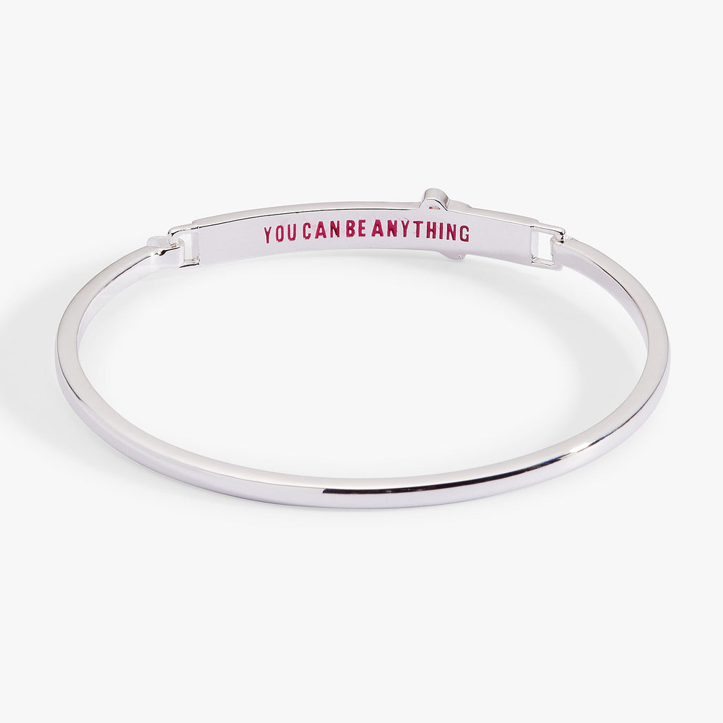 Barbie You Can Be Anything Pink Stone Tension Bangle