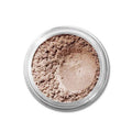 Close up of bareMinerals Loose Mineral Eyecolor pigment powder in a jar.