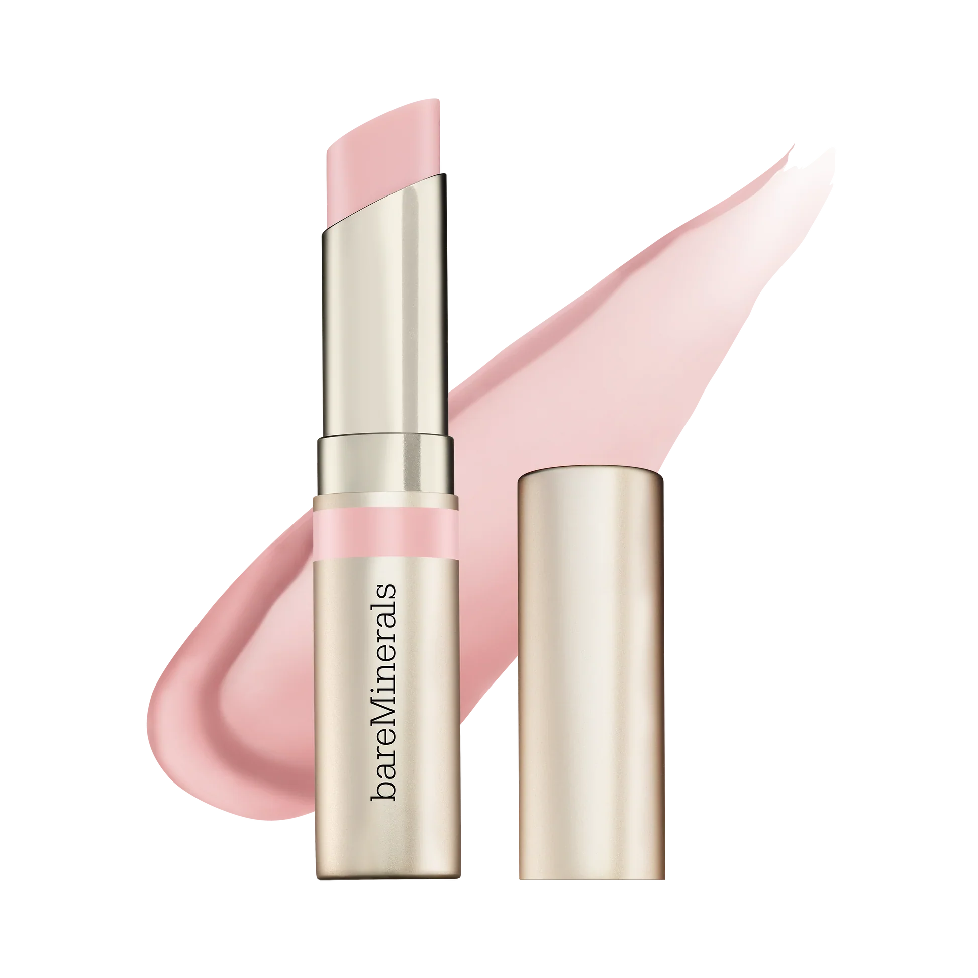bareMinerals Dewy Lip Gloss-Balm in various shades for a natural, glossy finish