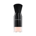 bareMinerals Mineral Veil loose powder in a translucent container with a black retractable brush applicator.