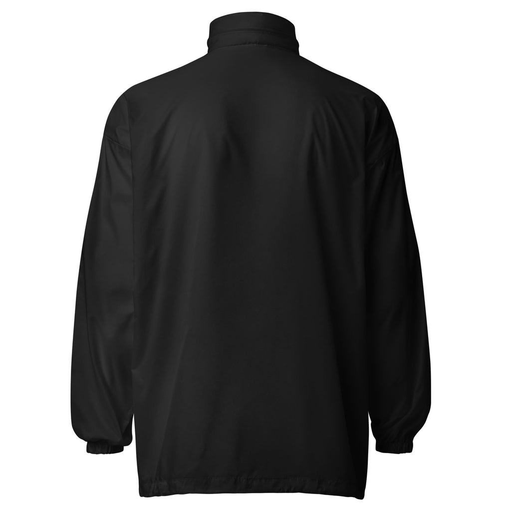 Unisex Lightweight Black Windbreaker Jacket - Image 2