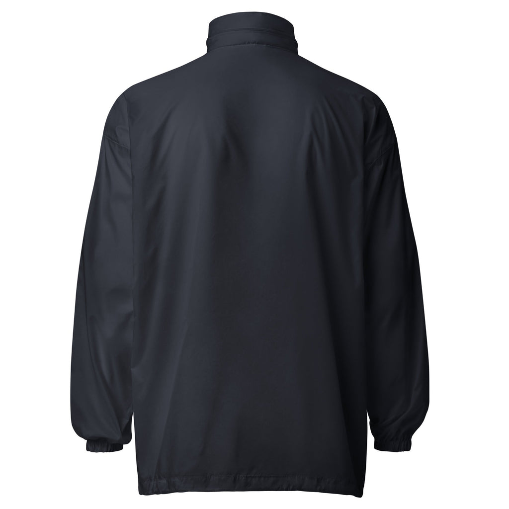 Unisex Lightweight Black Windbreaker Jacket - Image 4