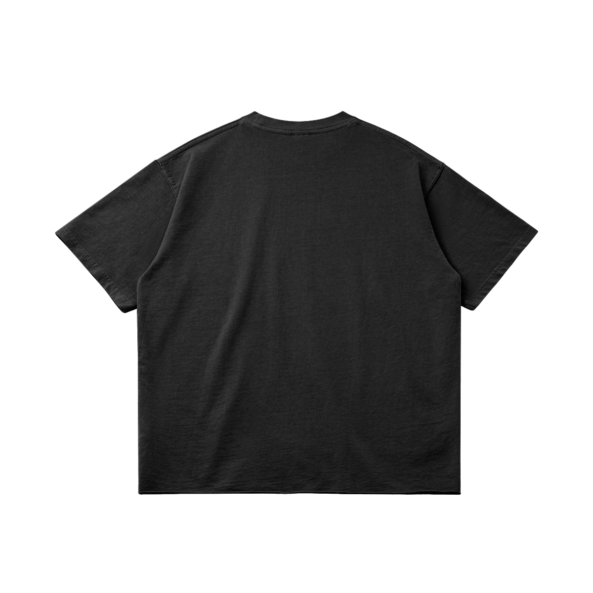 Basketcase Graphic Print Garment Dyed Cotton Black T-Shirt - Image 2