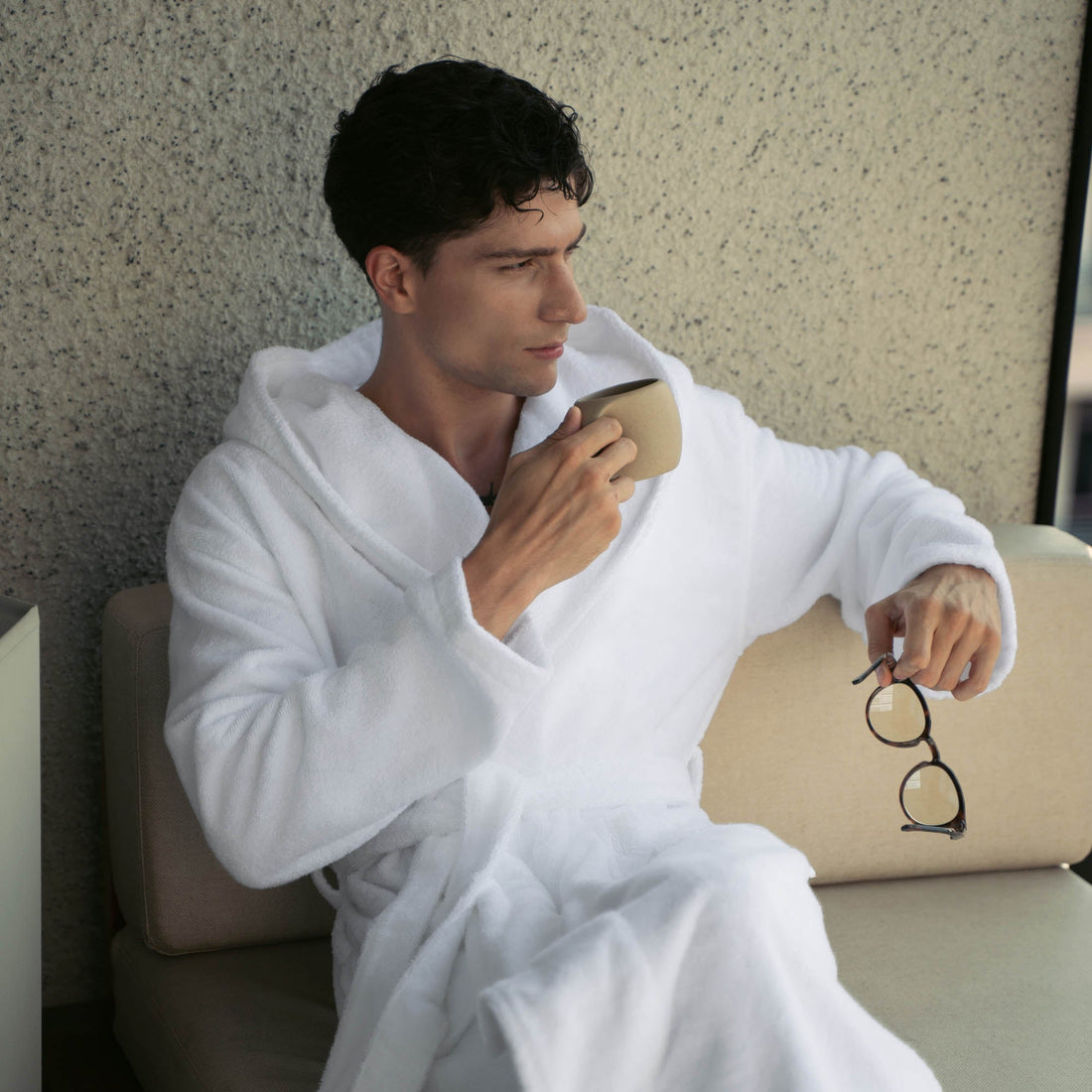 Ultraplush Australian Cotton Bathrobe with Hood and Pockets - Image 7