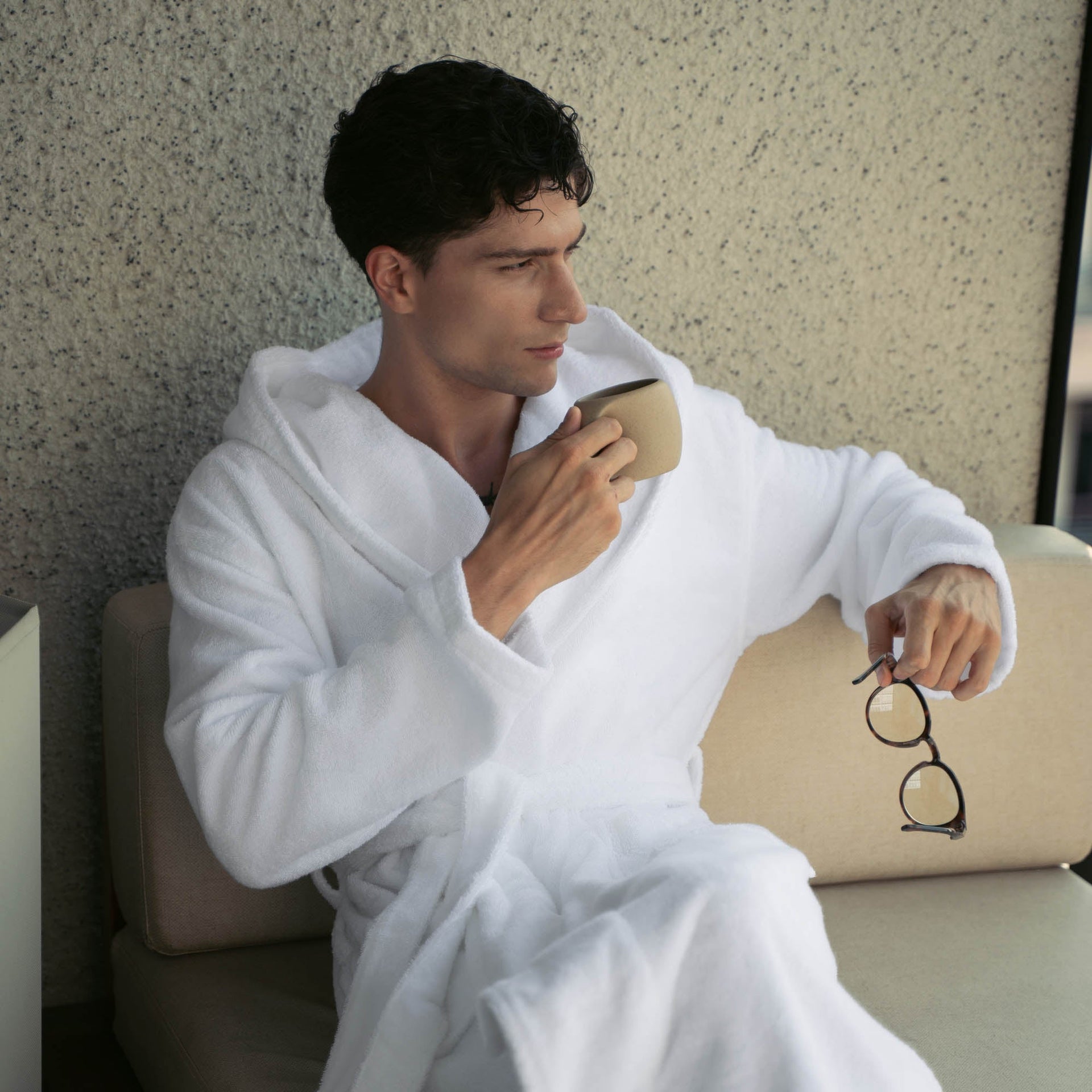 Ultraplush Australian Cotton Bathrobe with Hood and Pockets - Image 7