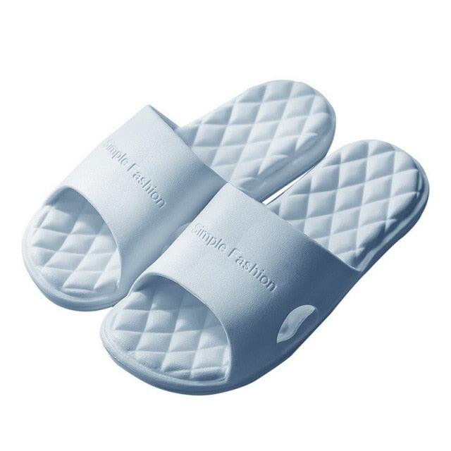 Women's Cloud Shower Slides: Anti-Slip Geometric Beach Sandals