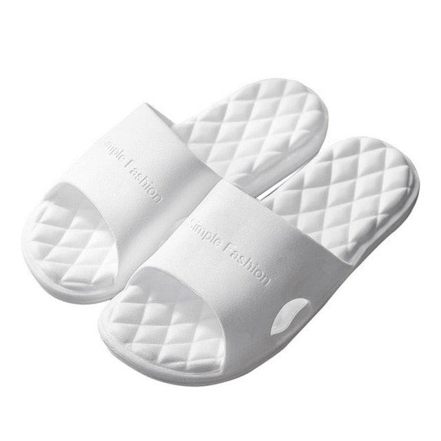 Women's Cloud Shower Slides: Anti-Slip Geometric Beach Sandals