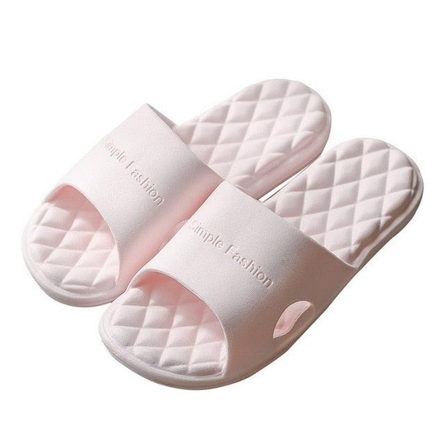 Women's Cloud Shower Slides: Anti-Slip Geometric Beach Sandals