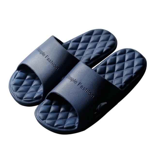 Women's Cloud Shower Slides: Anti-Slip Geometric Beach Sandals