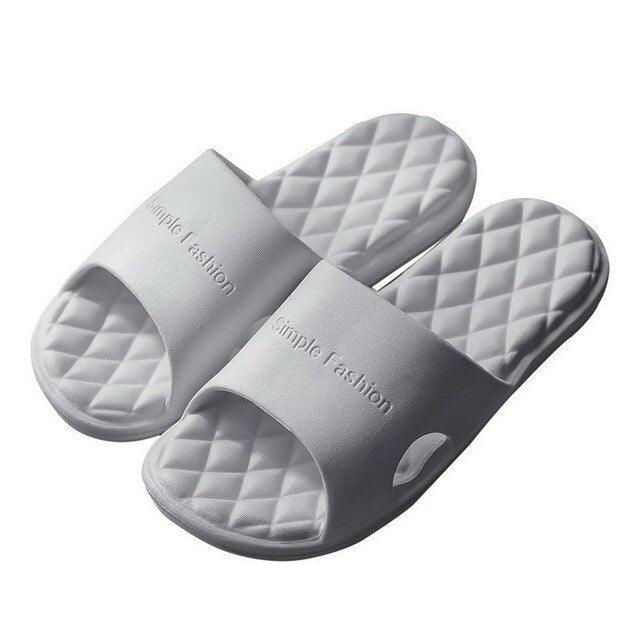 Women's Cloud Shower Slides: Anti-Slip Geometric Beach Sandals