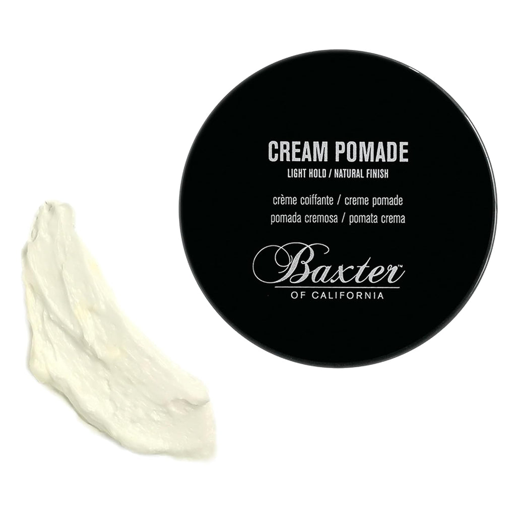 Cream Pomade for Men with Natural Finish and Light Hold
