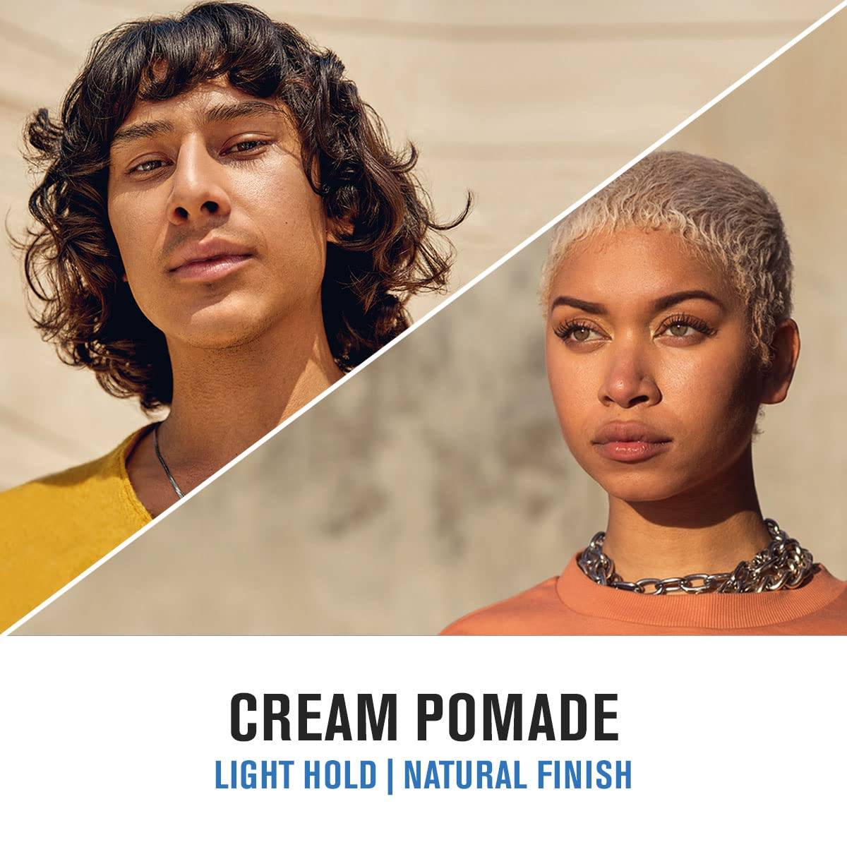 Cream Pomade for Men with Natural Finish and Light Hold