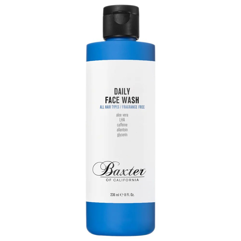 Baxter of California Daily Face Wash 8 oz bottle for men's daily skincare