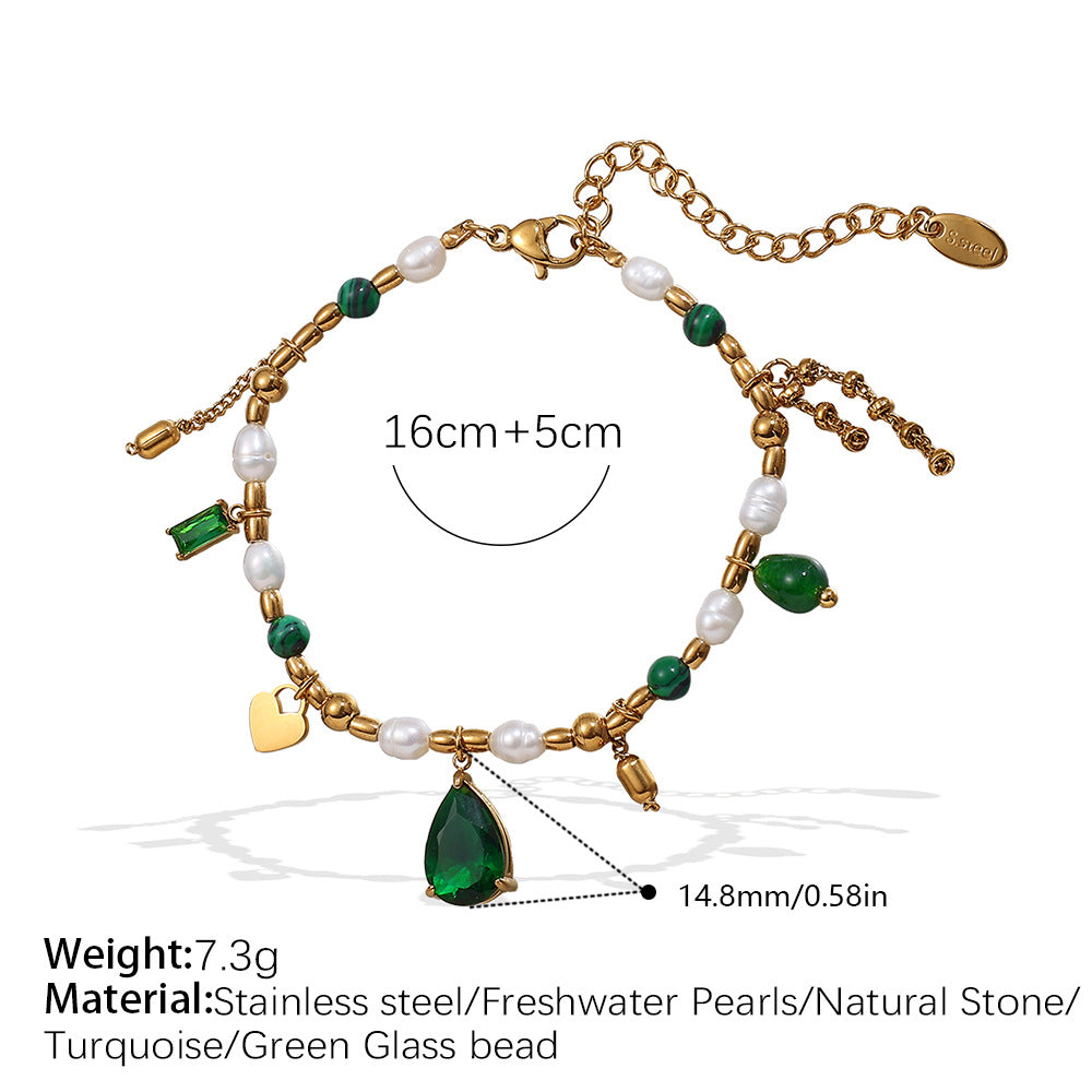 French-style Hong Kong-style Imperial-style Instagram-inspired Minimalist Luxury Design, Noble Feeling, Zircon, Natural Pearl, Exquisite Necklace, Collar Chain Necklace