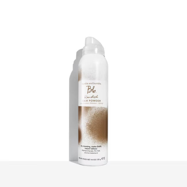 Canister of Blondish Hair Powder tinted dry shampoo for blonde hair types.