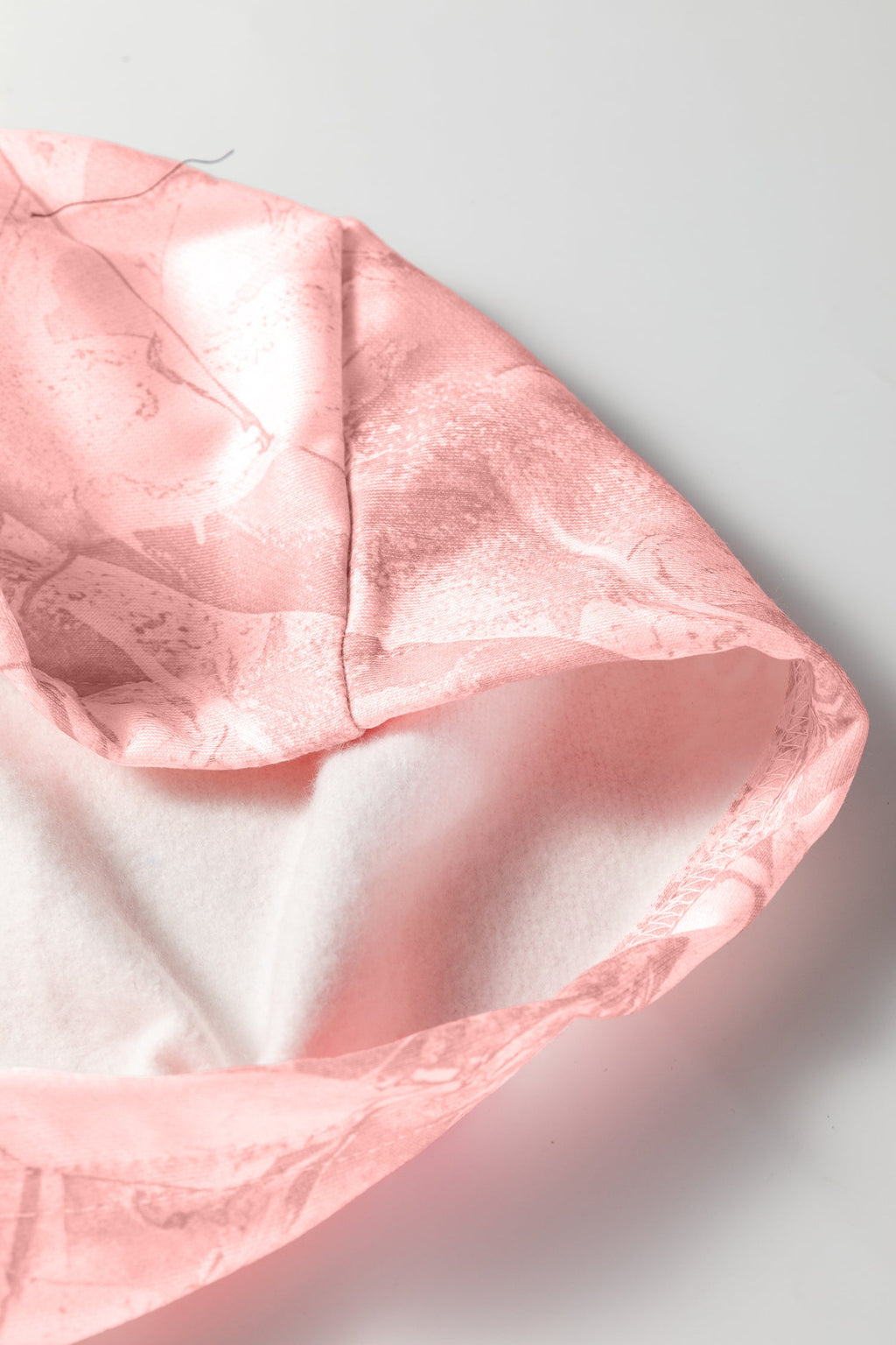 Light Pink Camo Woodland Oversized Sporty Hoodie