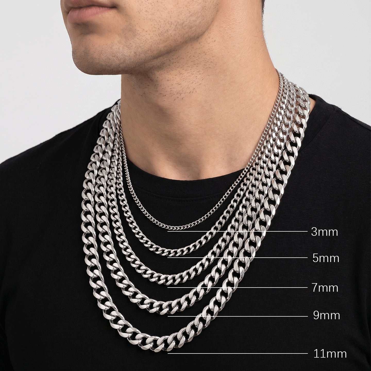 Stainless Steel Necklace, Light Luxury, Niche Design, Does Not Fademade Of Titanium Steel