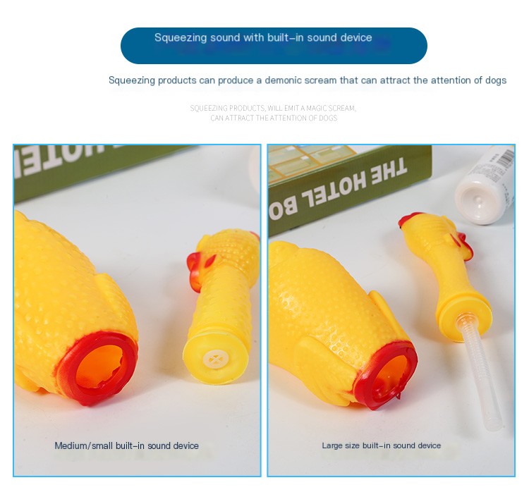Screaming Chicken Pet Toy