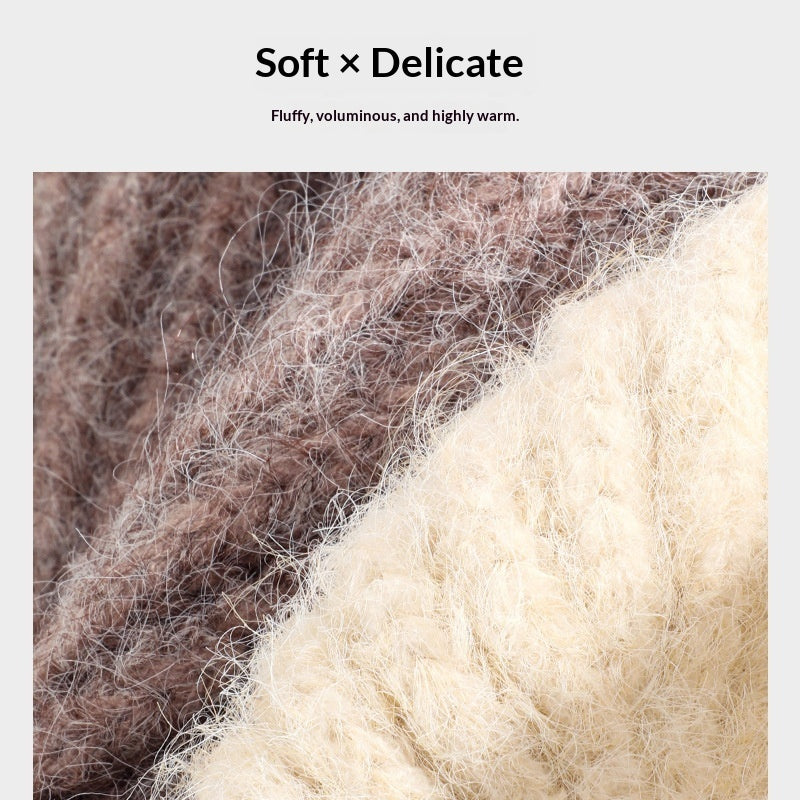 Women's Cozy Wool Knit Beanie – Soft Winter Hat