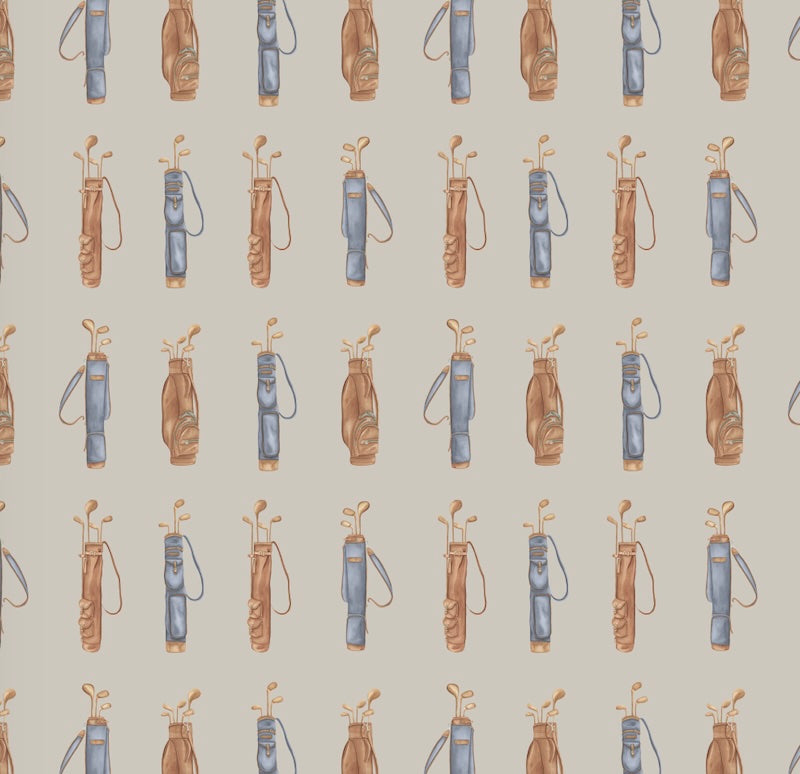 Woods Removable Wallpaper in Green and Brown