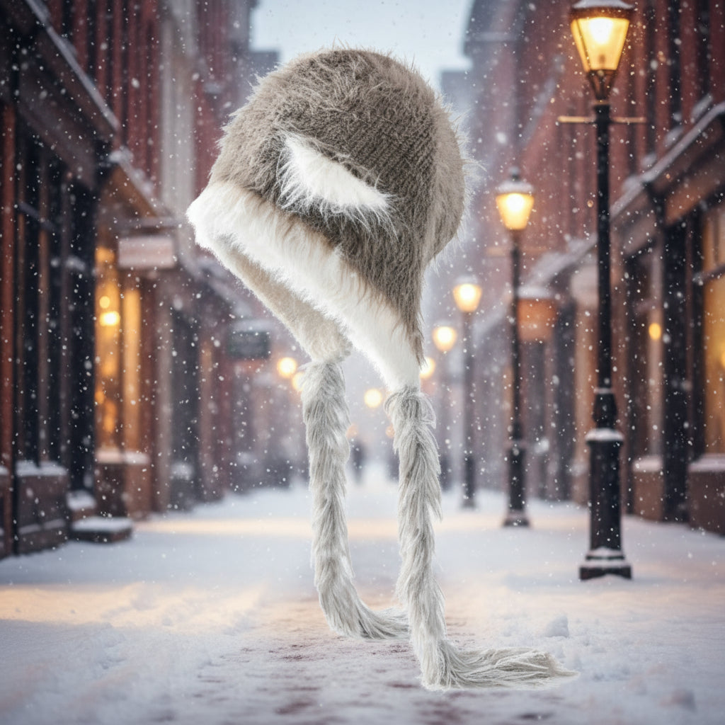 Cat Ears Mink Wool Ear-Protection Knitted Hat — Cozy Animal Ear Beanie