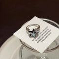 Opal Star Ring For Women, INS Niche Design, Open Adjustable Index Finger Ring, Personalized All-match Finger Ring