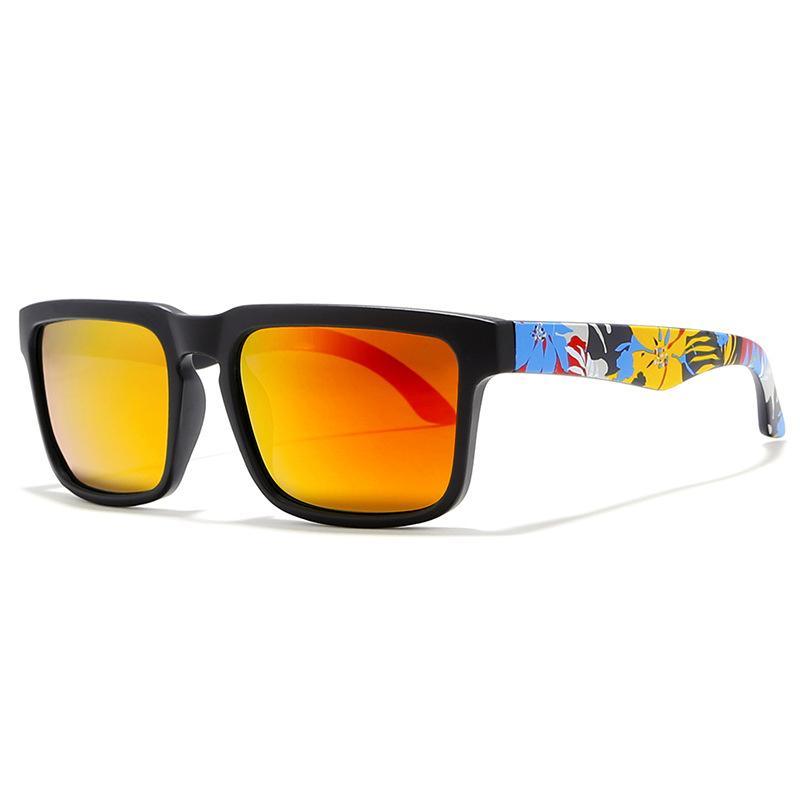 Square Mirror Polarized Sport Sunglasses UV400 Ultralight