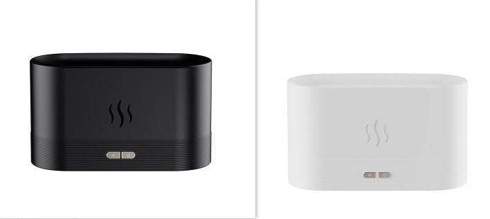Modern LED Flame Aroma Diffuser & Ultrasonic Mist Humidifier