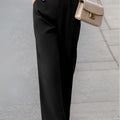 Women’s Elegant Tailored Suit Pants with Side Pockets Office Trousers - Image 7