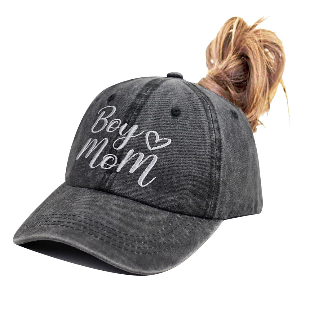 Boy Mom Ponytail Baseball Cap