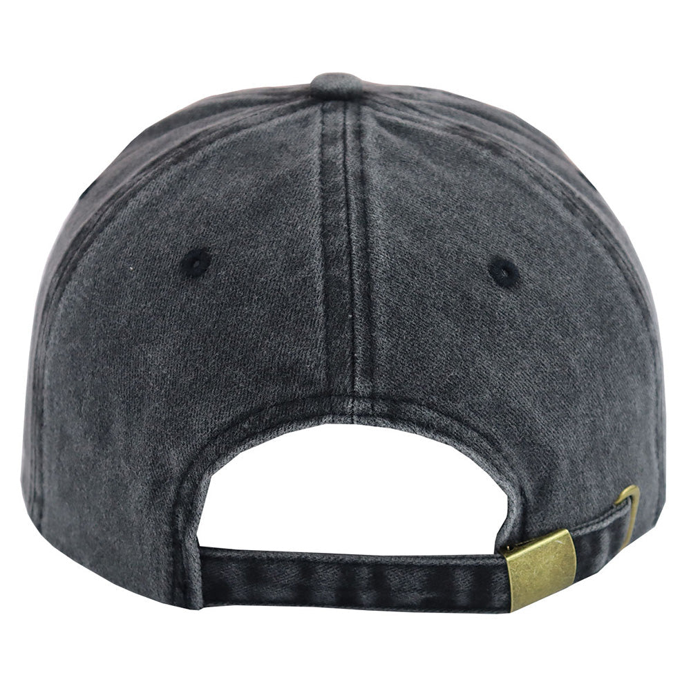 "I'd Rather Be Ghost Hunting" Embroidered Baseball Cap – Vintage Washed Hat