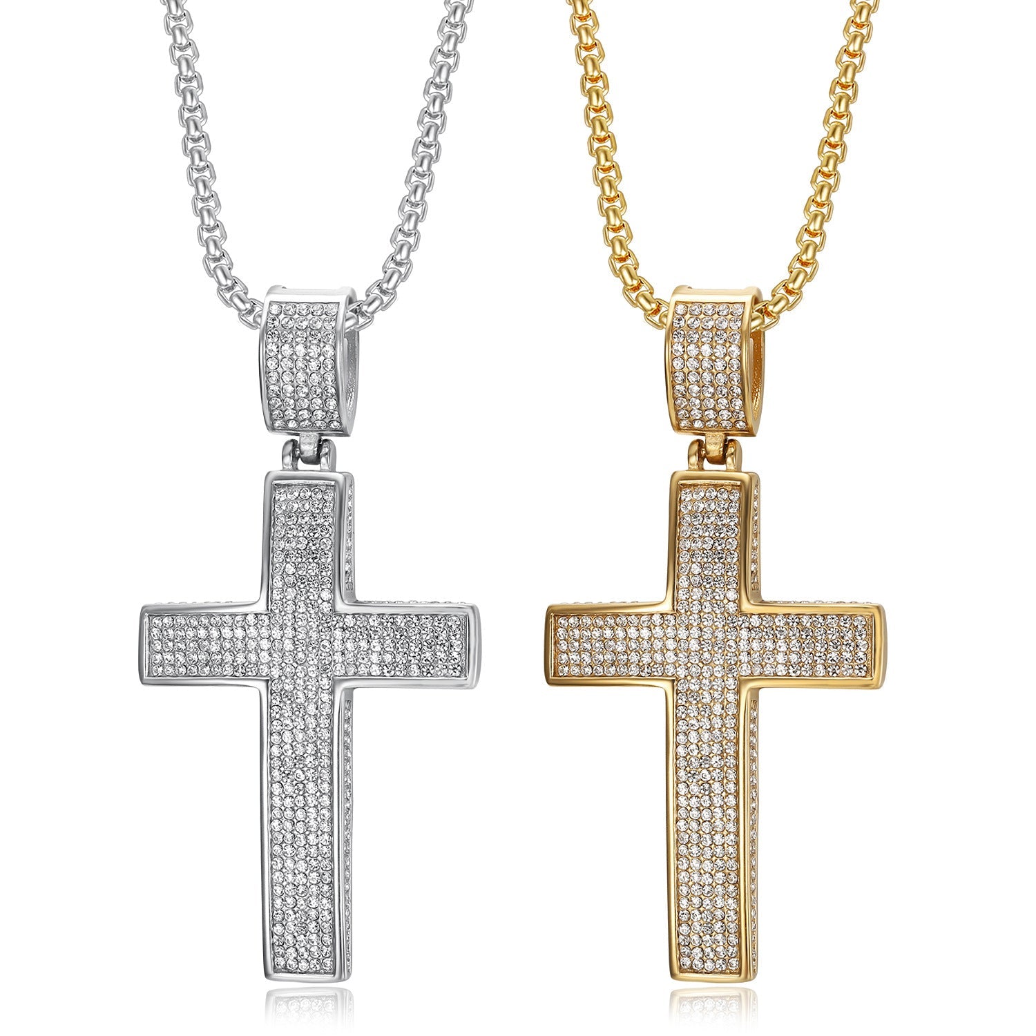 Euro-American Cross-Border Hip-Hop Jewelry Pendant Necklace