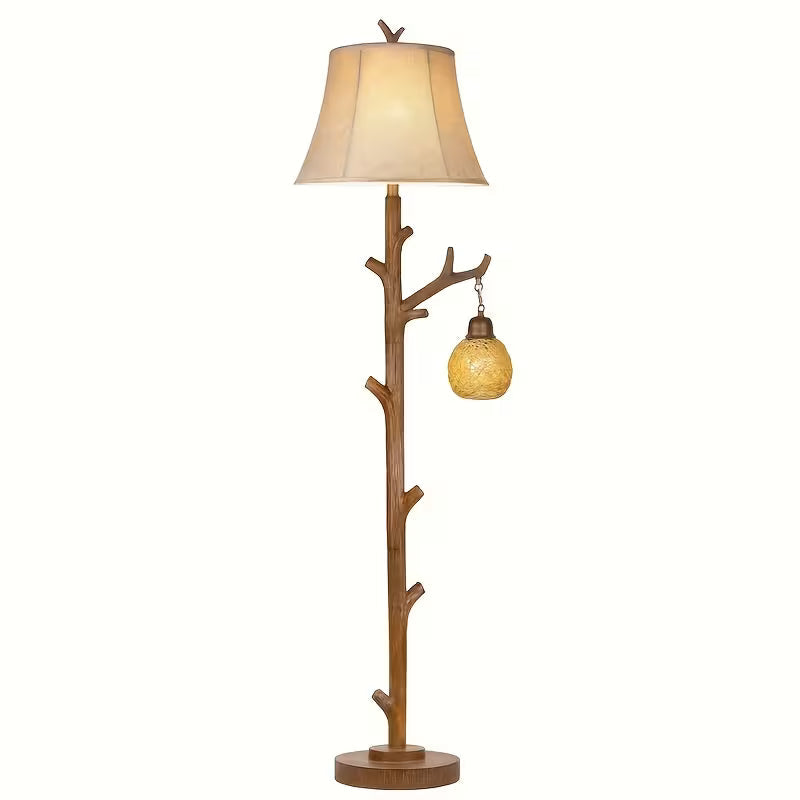 62in Modern Tree-Shaped Floor Lamp with Rotary Switch