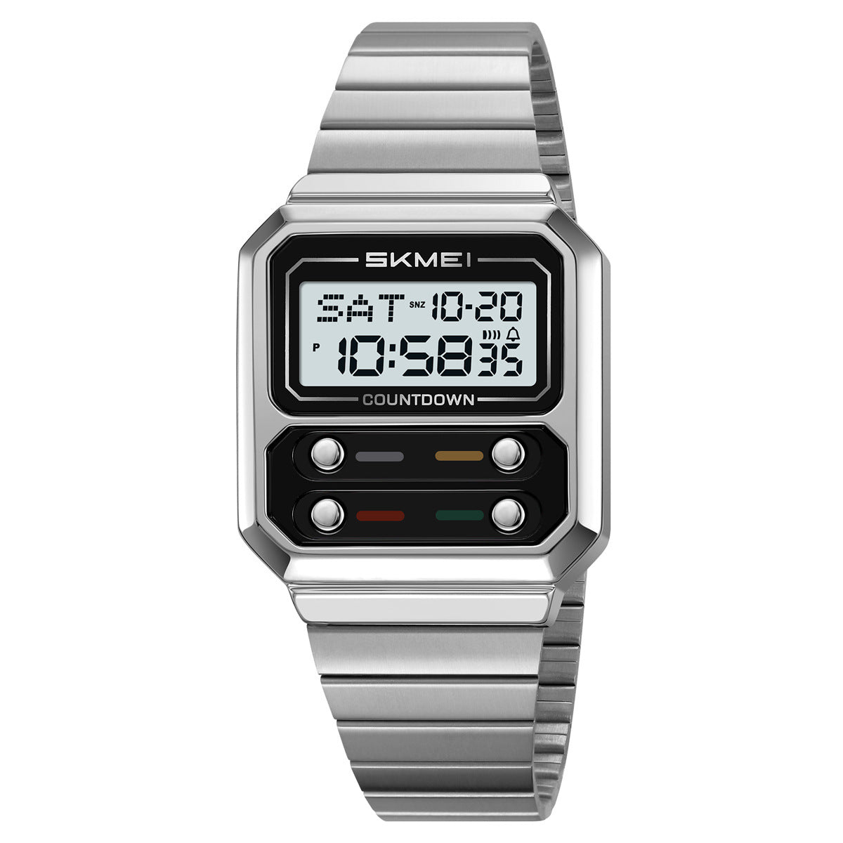 Men's Retro Multifunctional Waterproof Digital Watch