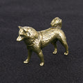 Old Solid Copper Zodiac Dog Pure Copper Ornaments
