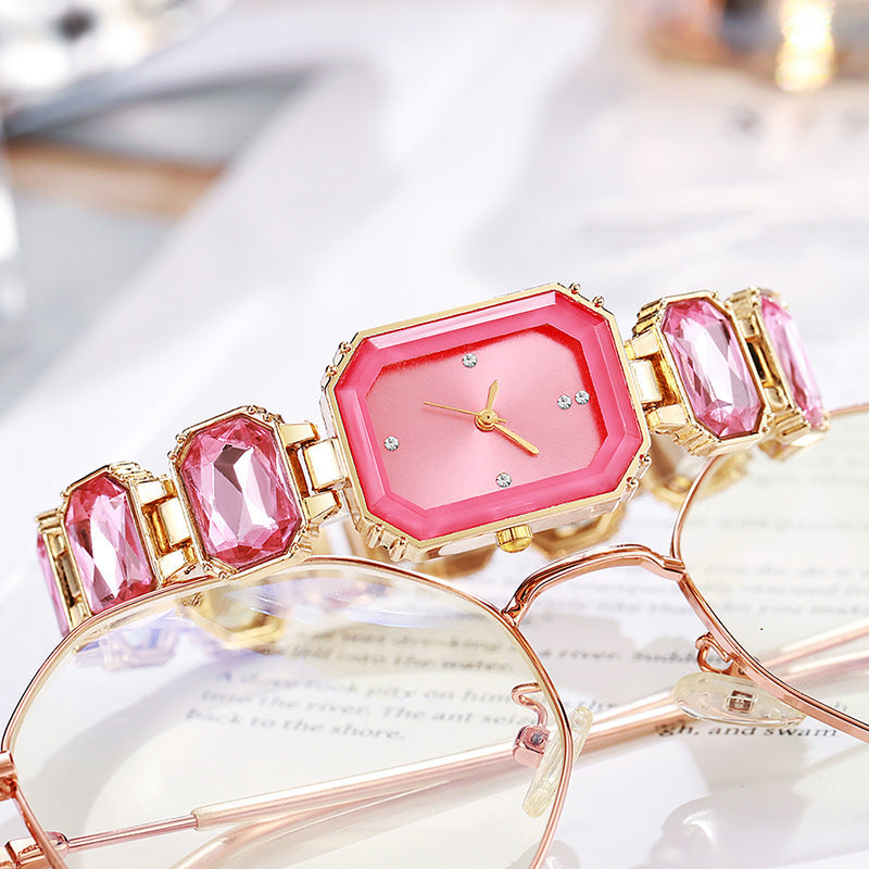 Womens Watch Colorful Emerald Green Luxurious And Understated