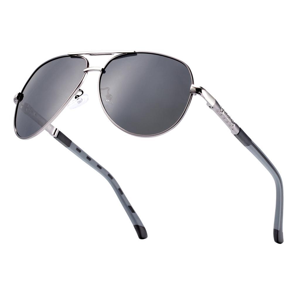 Classic Pilot Polarized Aviation Sunglasses for Men UV400