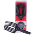 Heat resistant styling brush with a detachable styling pick for professional hair styling