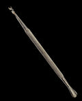 Professional stainless steel dual-ended nail cuticle spoon pusher and trimmer tool