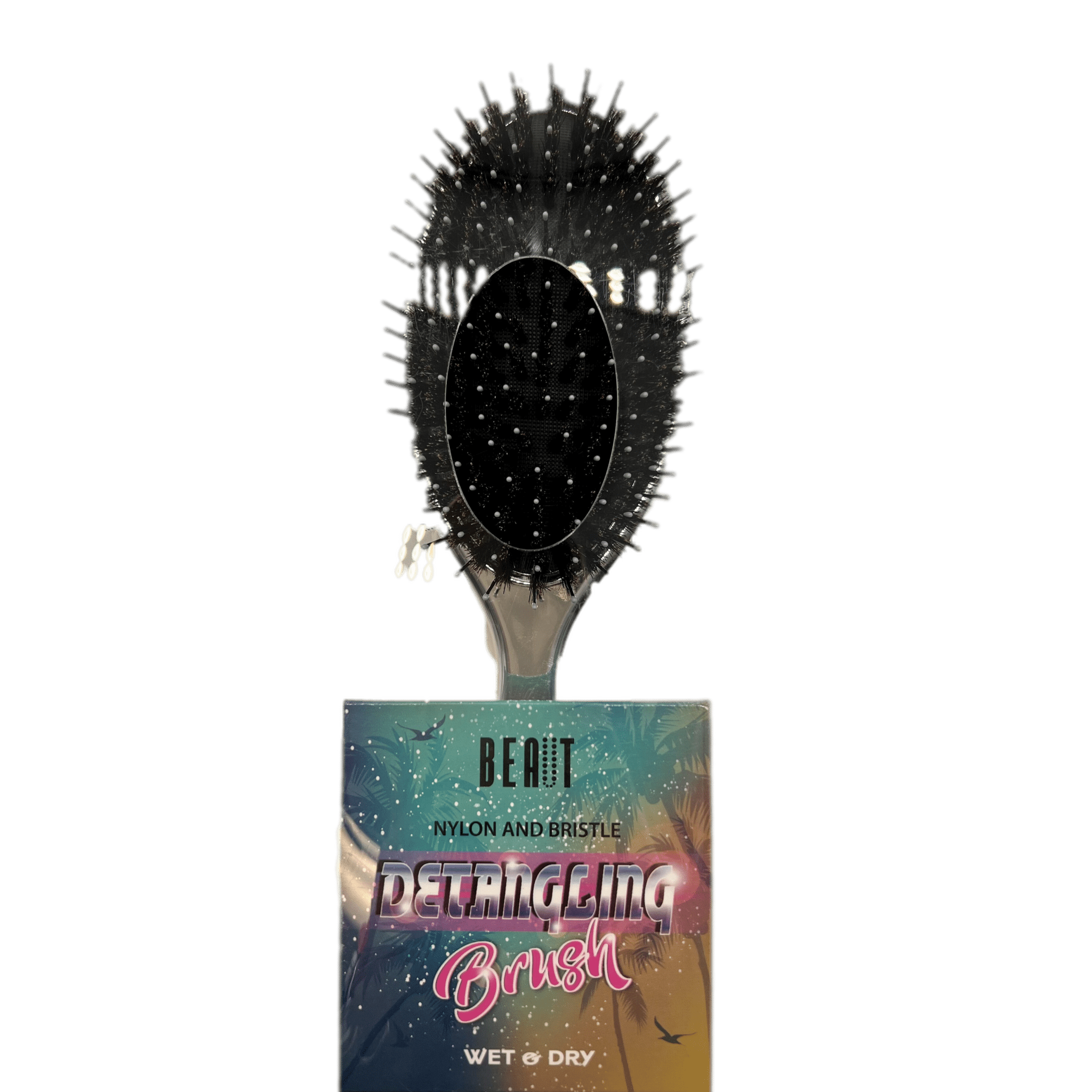 Nylon and Bristle Detangling Brush for Wet and Dry Hair