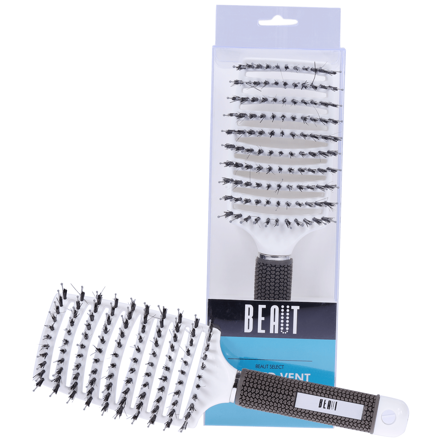 Curved Vent Styling Brush for Salon-Quality Blowouts & Detangling