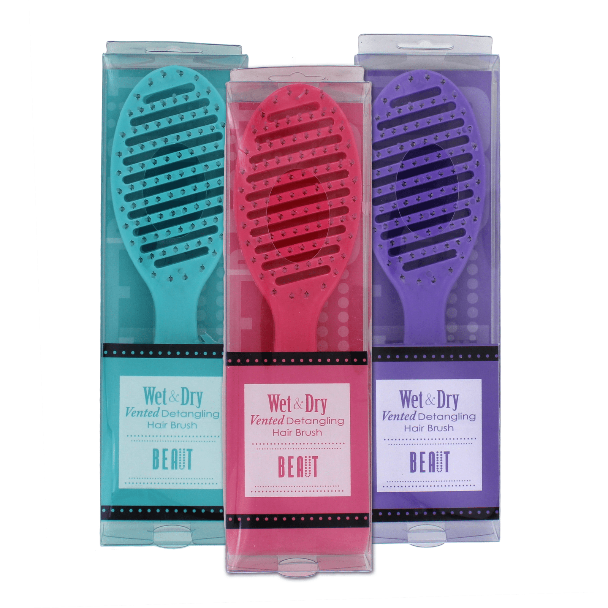 Wet and Dry Detangling Hair Brush - Unisex Styling Tool
