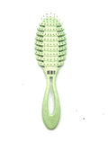 Eco-friendly wheat straw fishbone detangling brush for hair styling