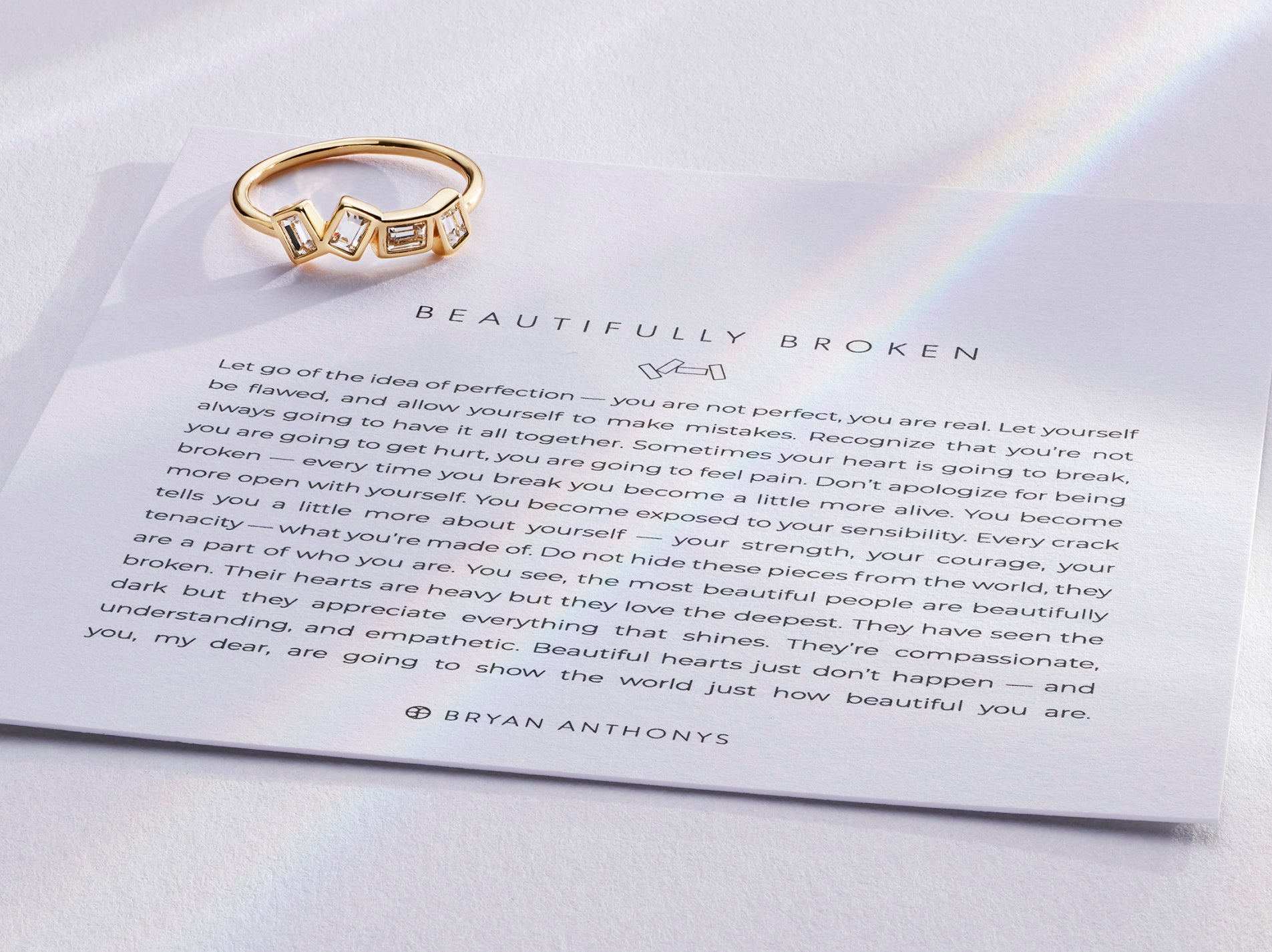 Beautifully Broken Bundle: Necklace + Ring Set