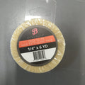 Close up of 1/4 inch Beautify Duo-Elite hair extension tape roll on a white background
