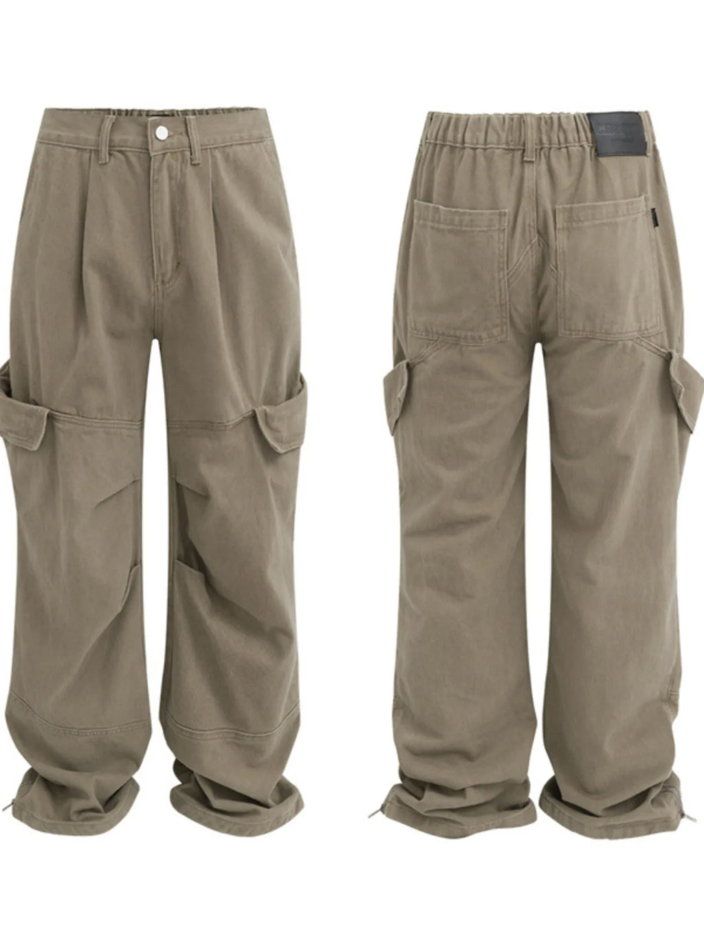 Men's Wide Leg Cargo Pants