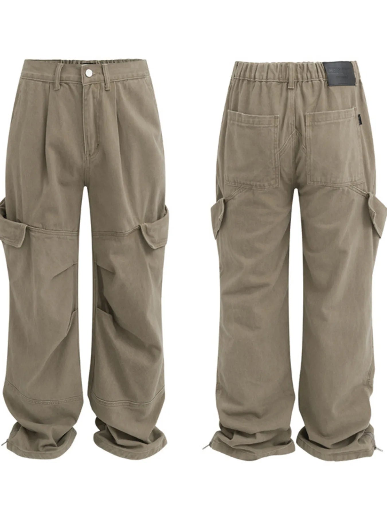 Men's Wide Leg Cargo Pants