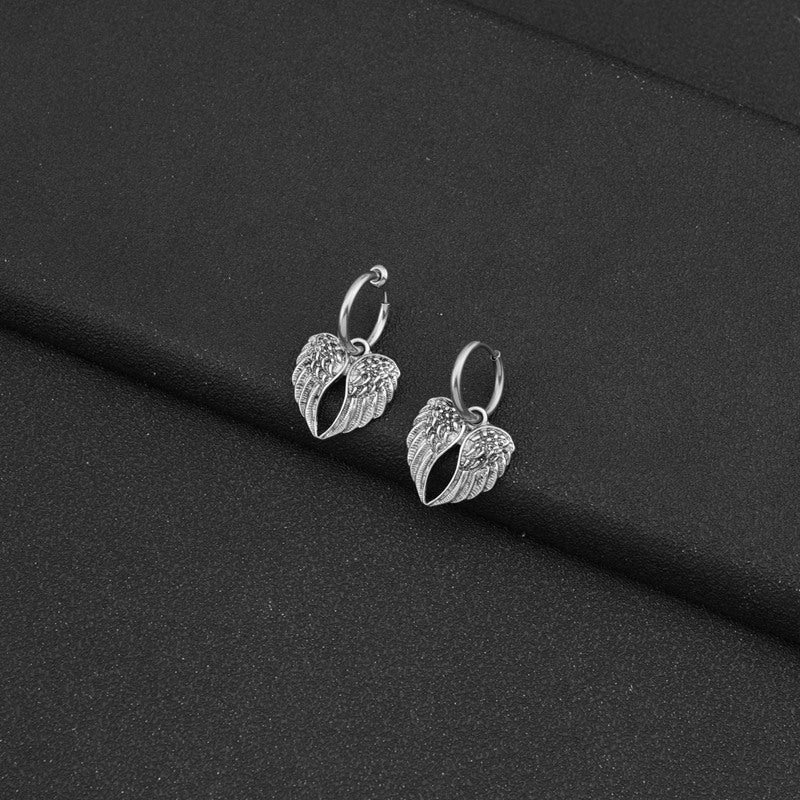 European And American-style Jewelry Angel Wing Earrings