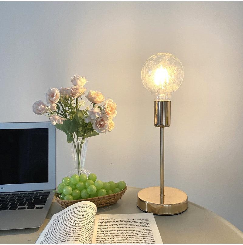 Golden Modern Minimalist E27 Bedside LED Table Lamp